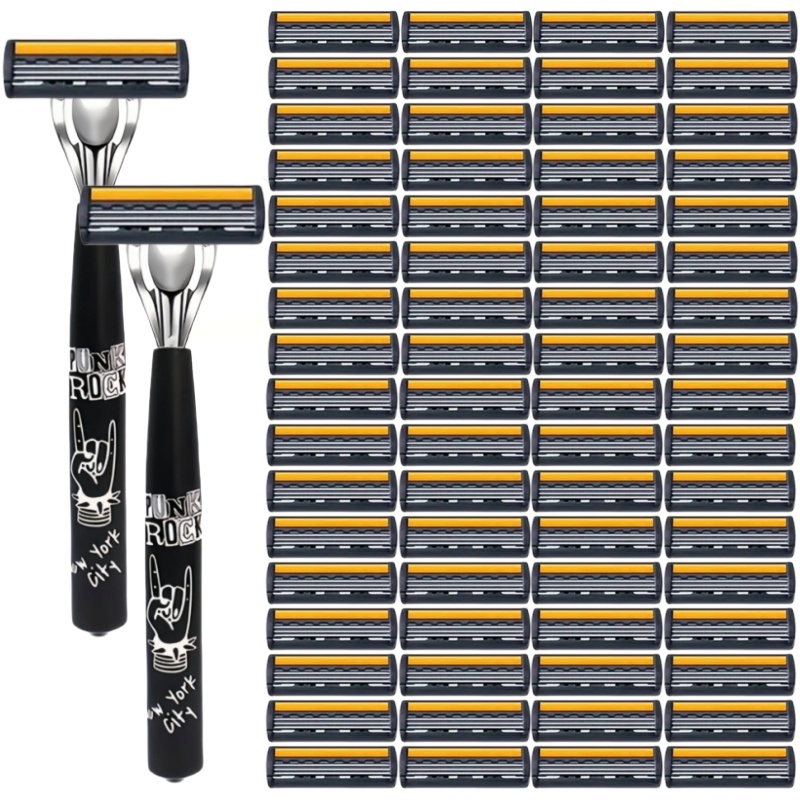 Safety Razor Handle - Rasoio di sicurezza professionale manuale con