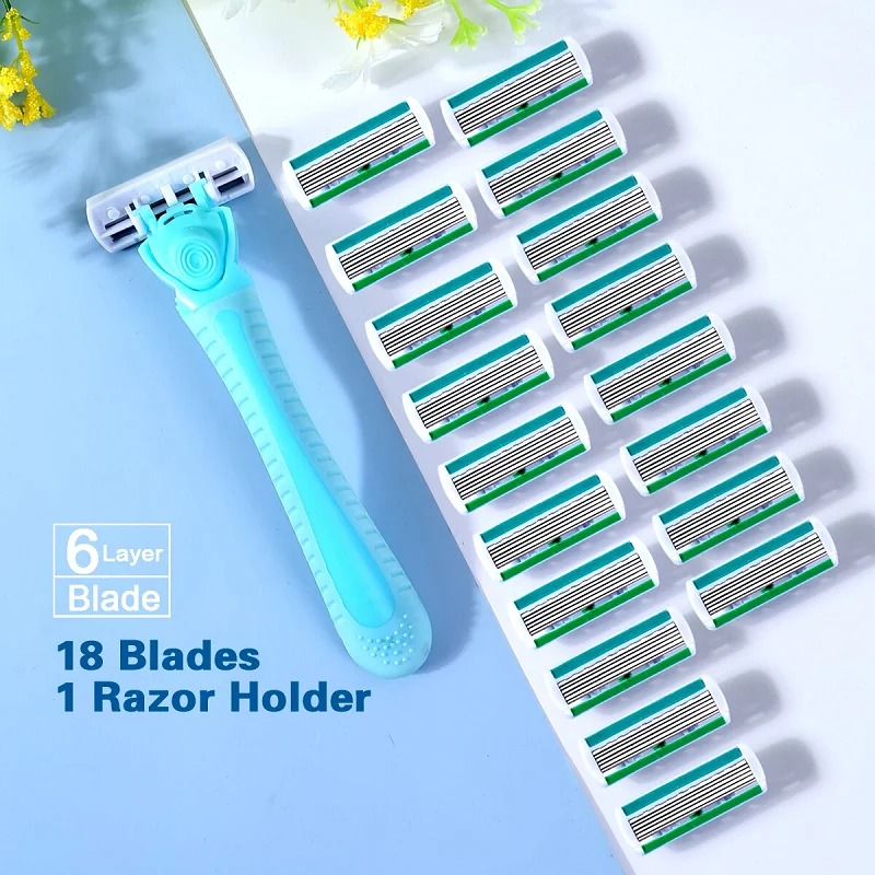1 manico + 18 lame / Rasoio di - Safety Razor Handle recensione e prezzo
