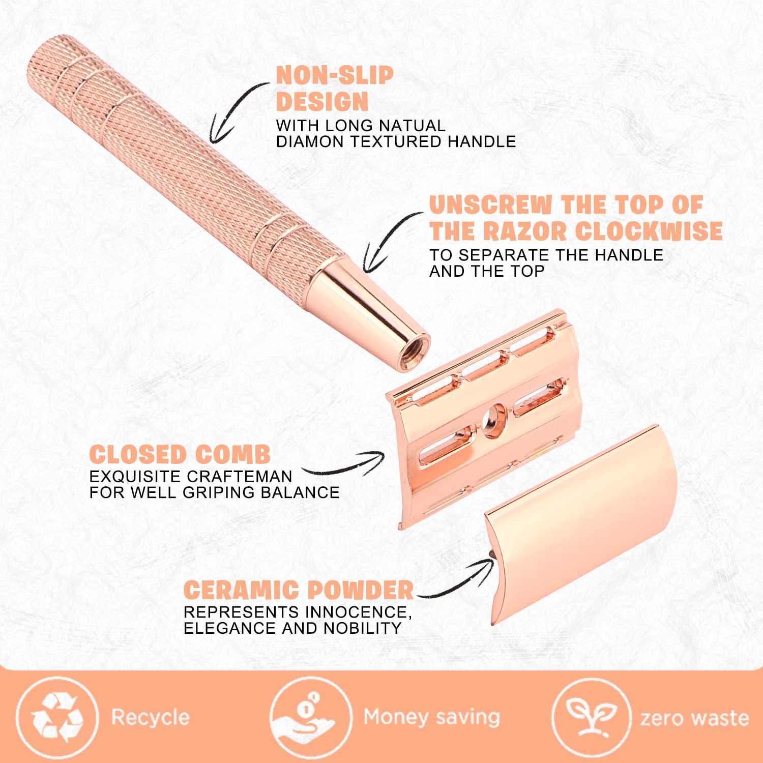 Rasoio di sicurezza riutilizza - Safety Razor Handle recensione e prezzo