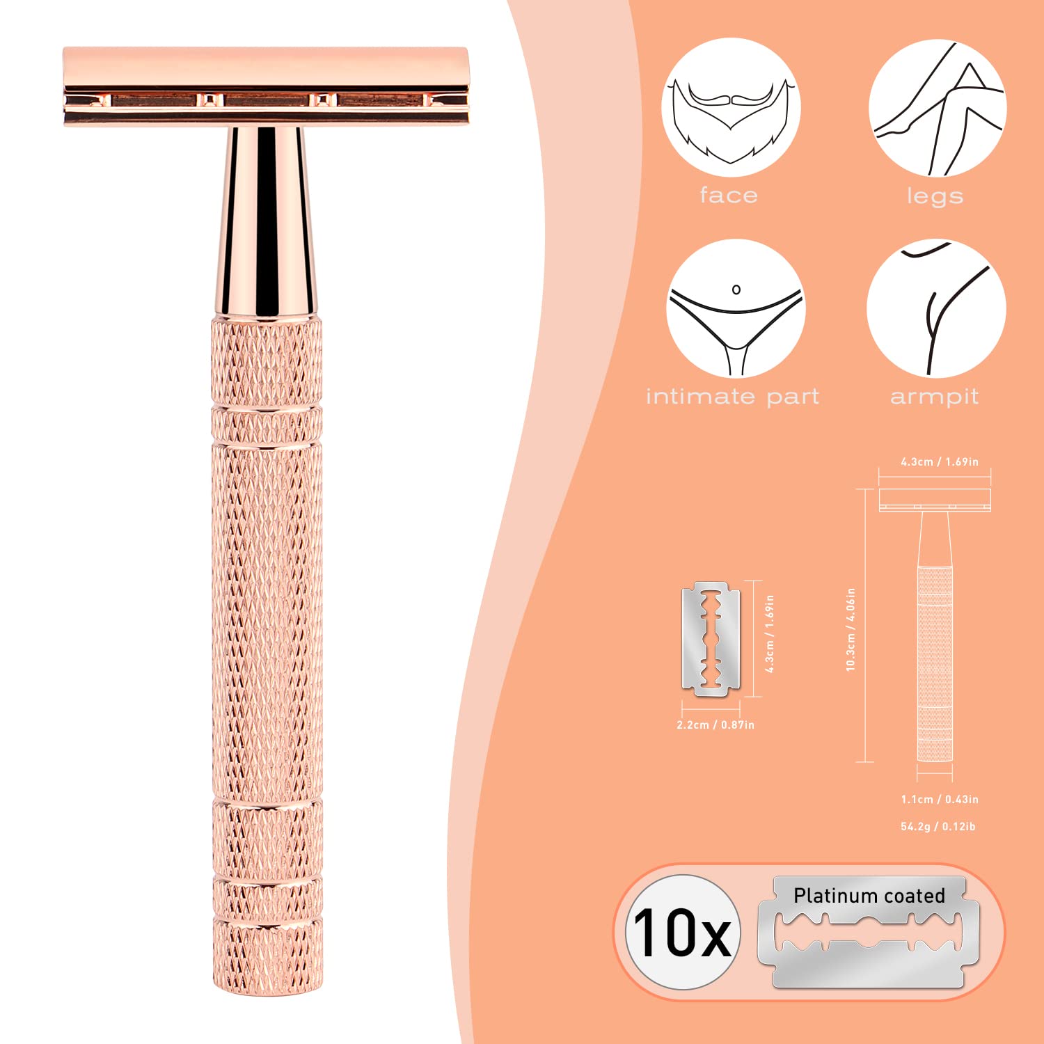 Rasoio di sicurezza riutilizza - Safety Razor Handle recensione e prezzo
