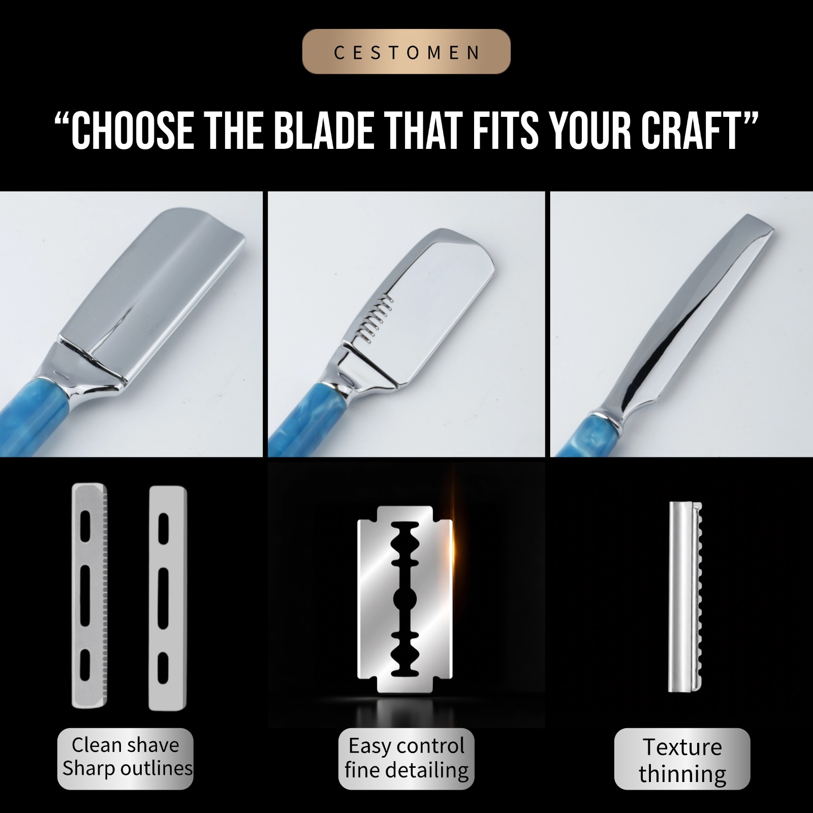 1 pz Rasoio a Mano Libera Prof - Safety Razor Handle recensione e prezzo