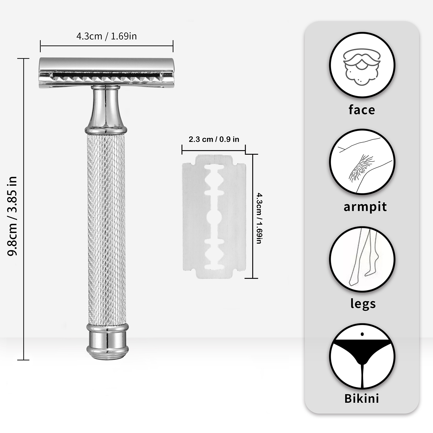 Rasoi di sicurezza premium a l - Safety Razor Handle recensione e prezzo